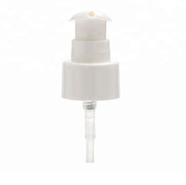 Pompa lotion kosmetik plastik, Putih 20/410 pompa botol isi ulang dengan tutup transparan