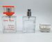 Silk Printing Botol Parfum Kaca Amber 30ml Bentuk Persegi ISO 14000 Disetujui