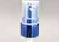 Shiny Blue Atomiser 24/410 Mist Sprayer Dengan Collar Aluminium Shiny